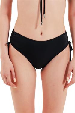 Zeki Yüksel Bel Yan Büzgülü Siyah Bikini Alt 