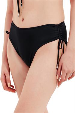Zeki Yüksel Bel Yan Büzgülü Siyah Bikini Alt 