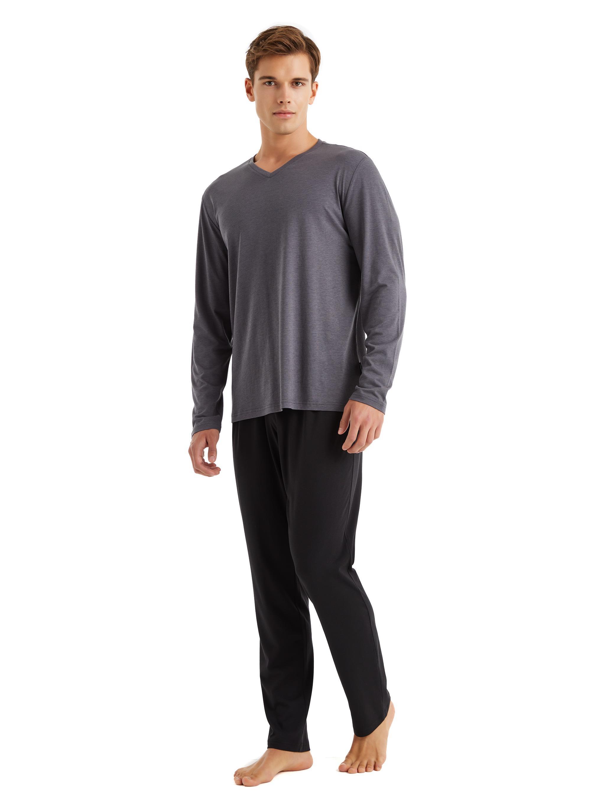 Blackspade Erkek Antrasit 3'lü Pijama Takımı 40572