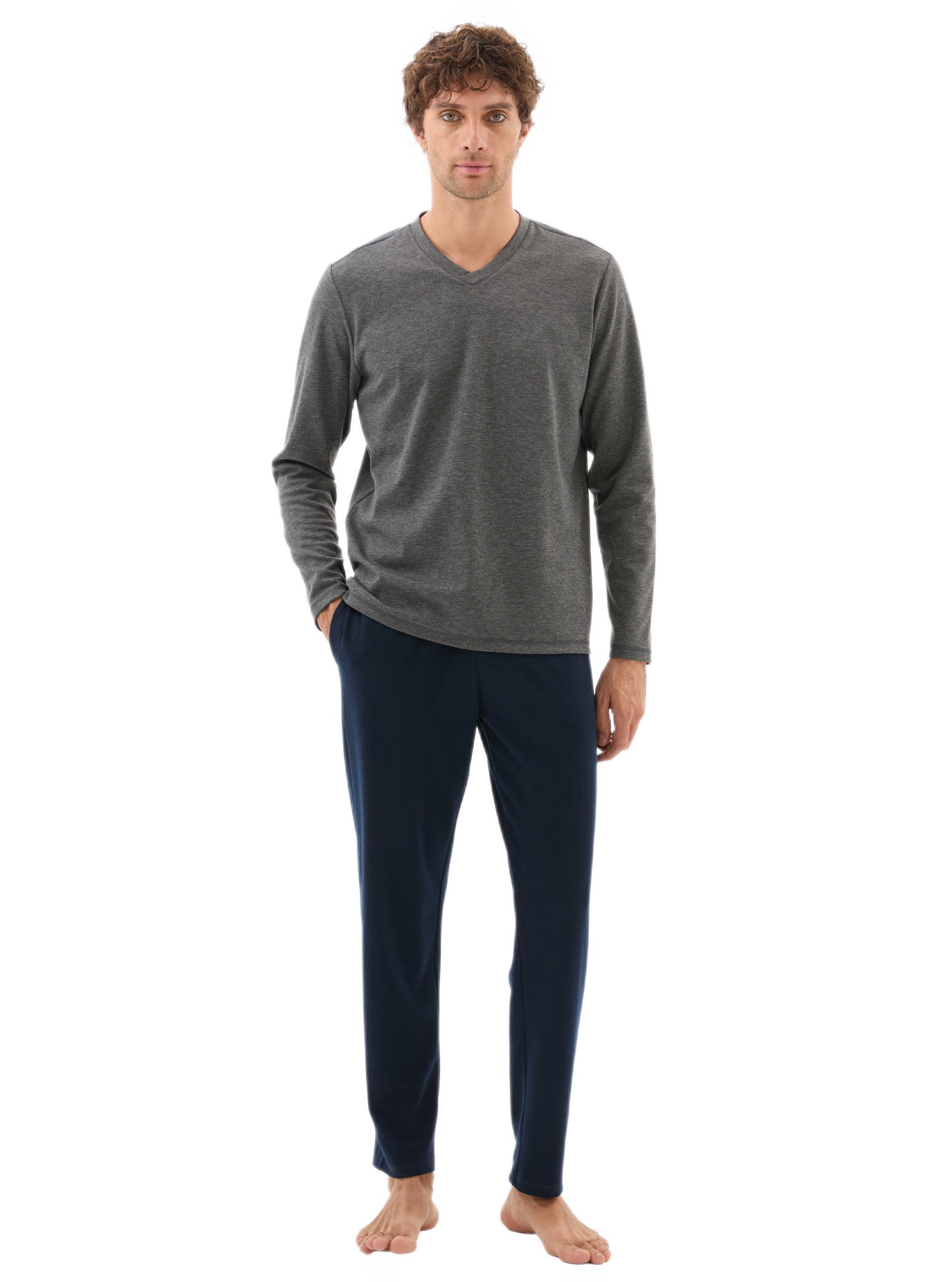 Blackspade Erkek Antrasit Uzun Kol Pijama Takımı 40800