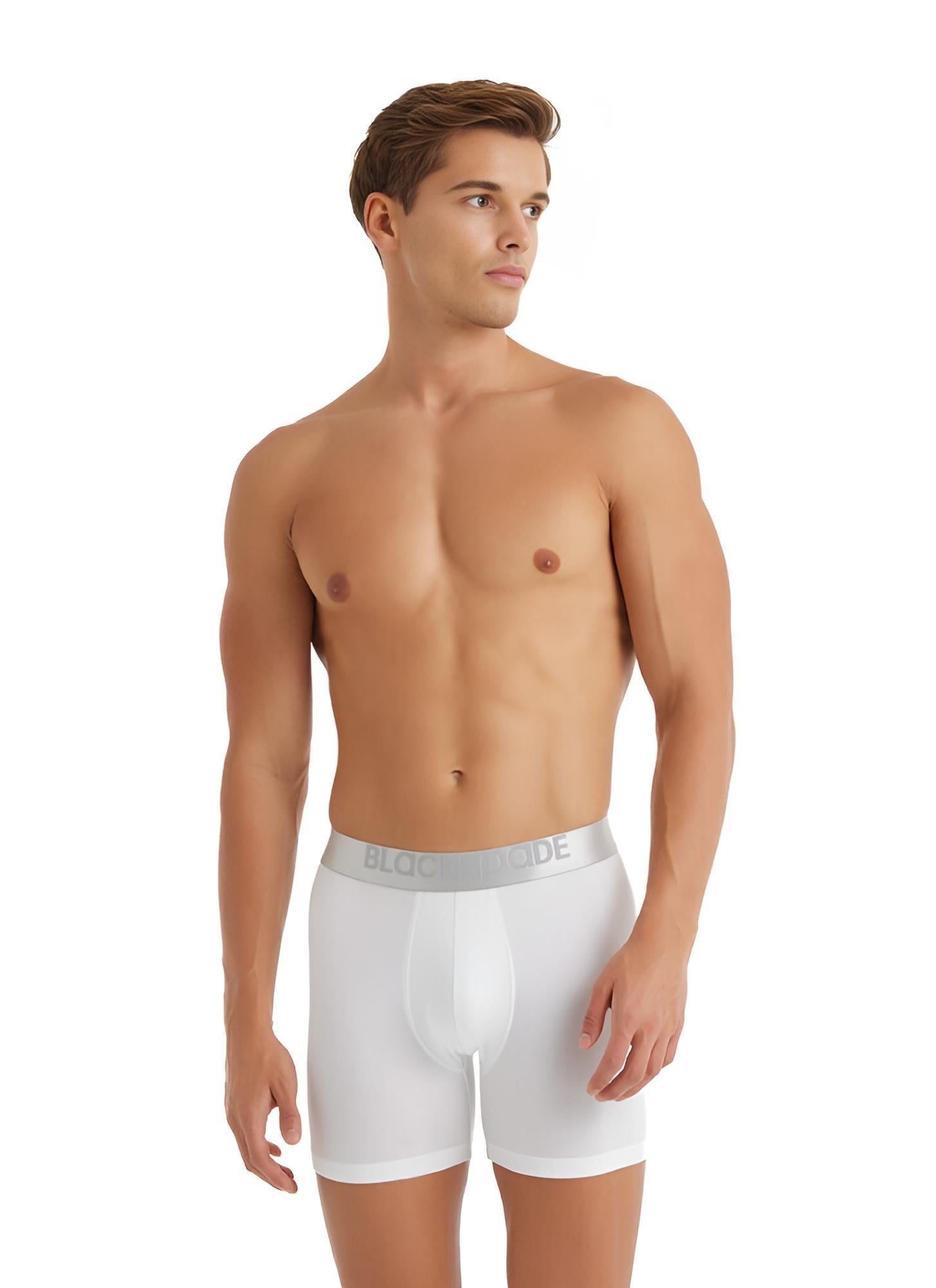 Blackspade Erkek Beyaz Modal Boxer Silver 9303