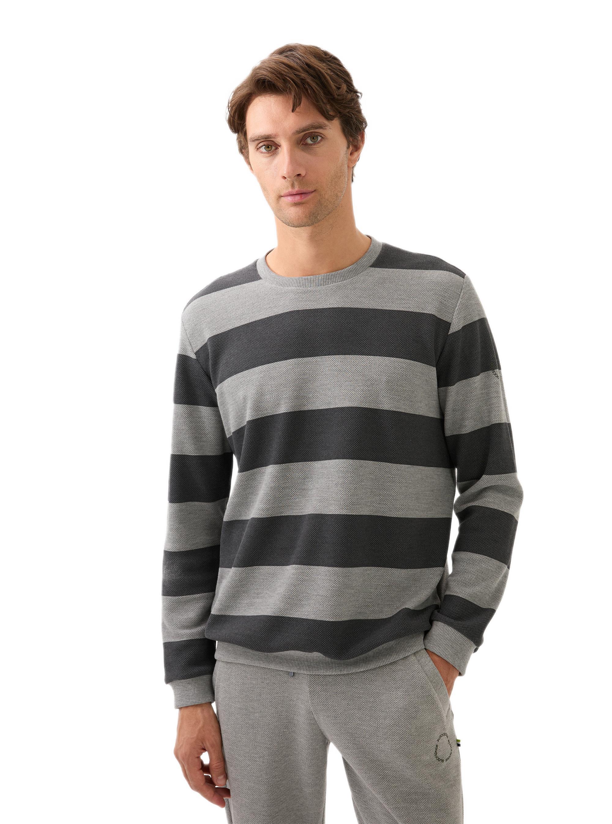 Blackspade Erkek Gri Sweatshirt 40836