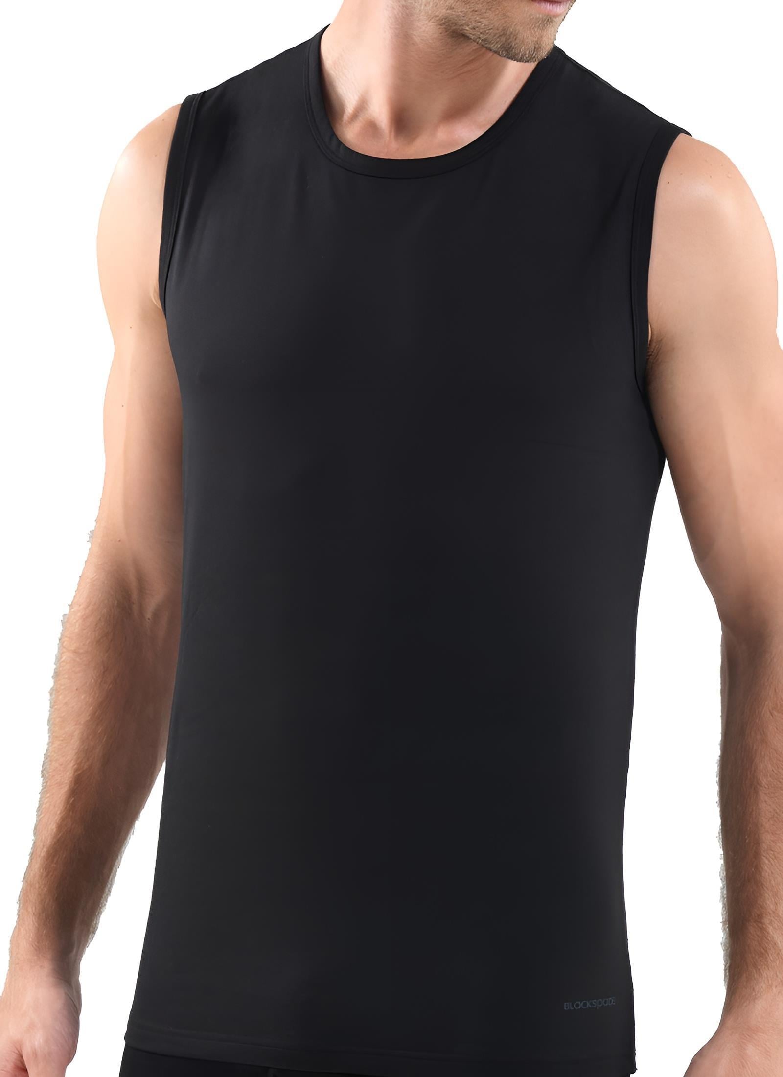 Blackspade Erkek Siyah Pamuklu Atlet 9234