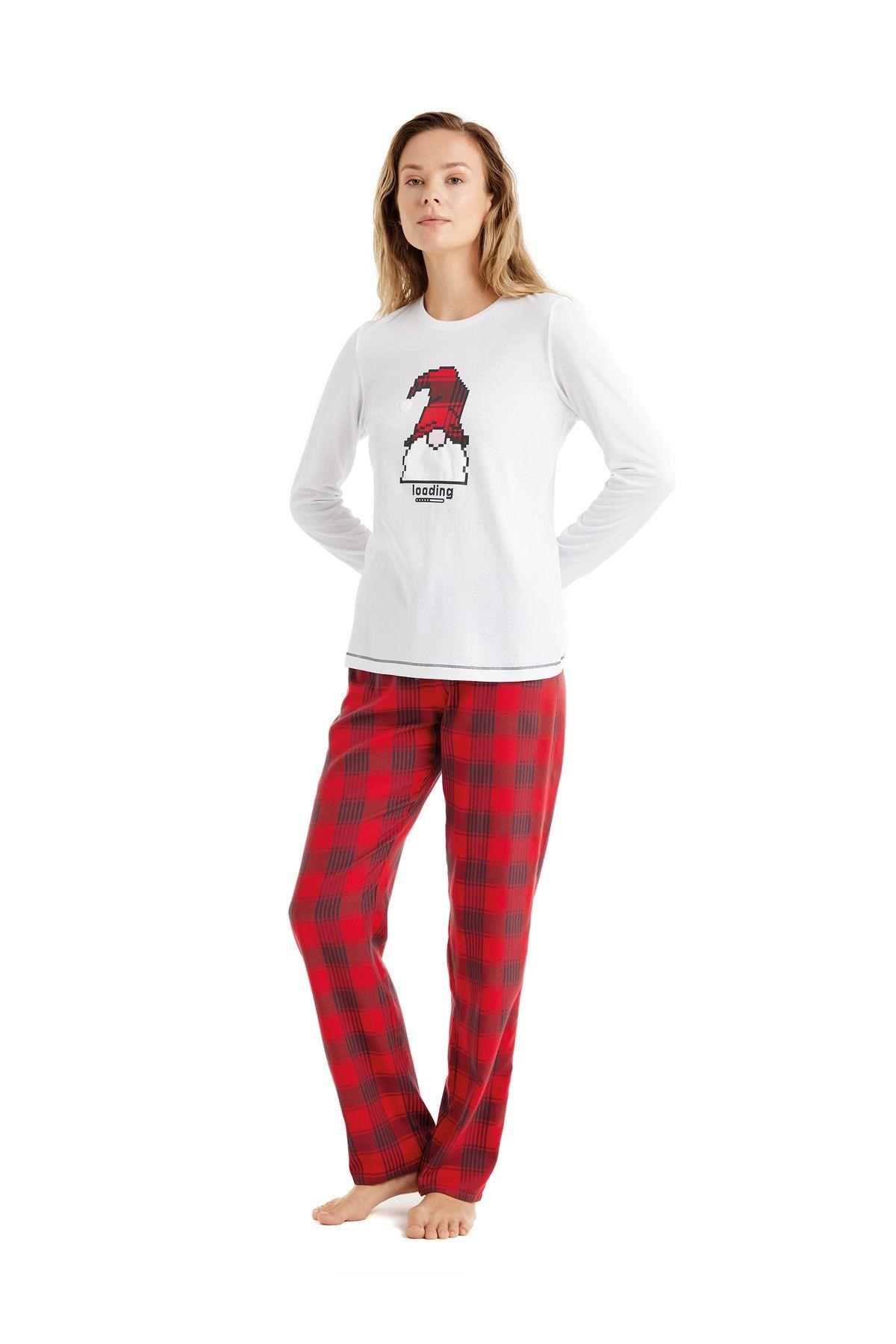 Blackspade Kadın Beyaz Pijama Takımı 51622