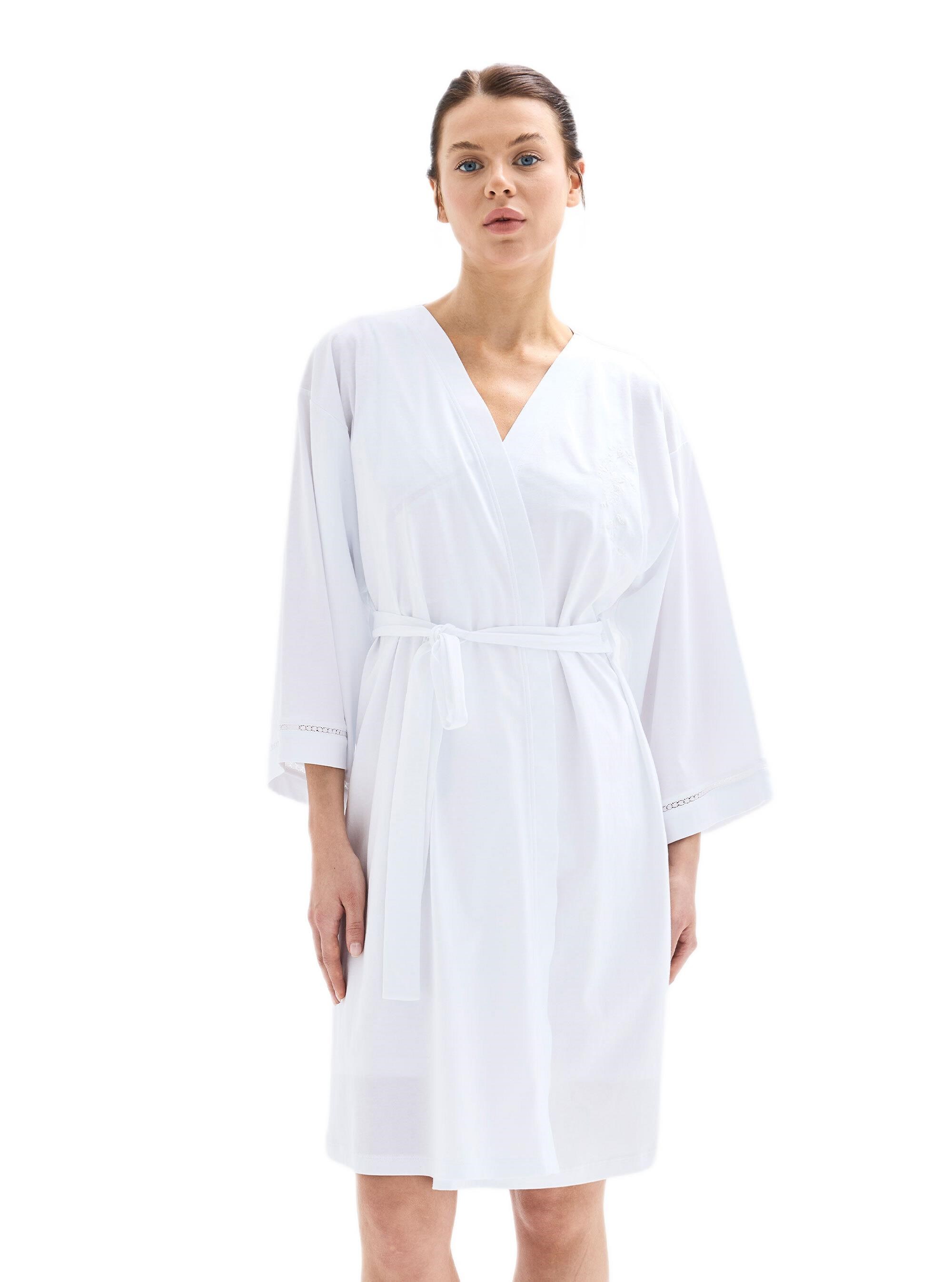 Blackspade Kadın Beyaz Sabahlık 52054