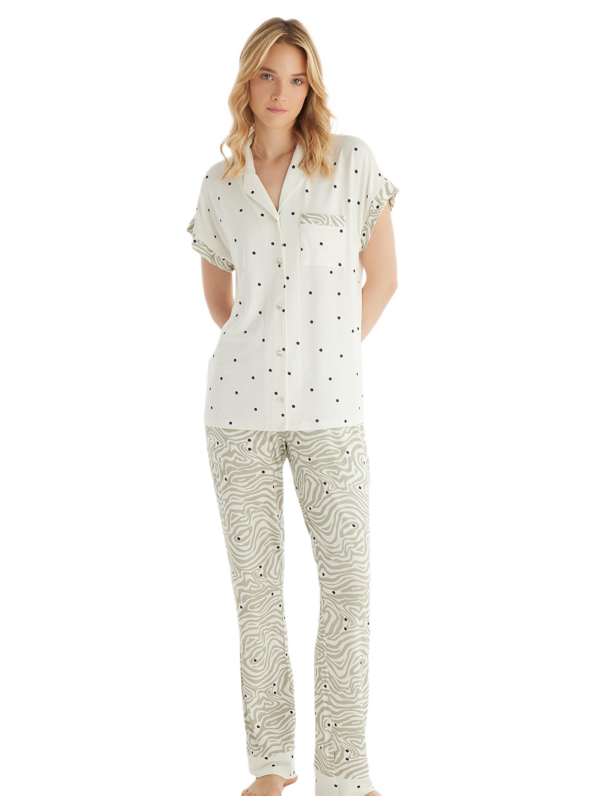 Blackspade Kadın Krem Pijama Takımı 51857