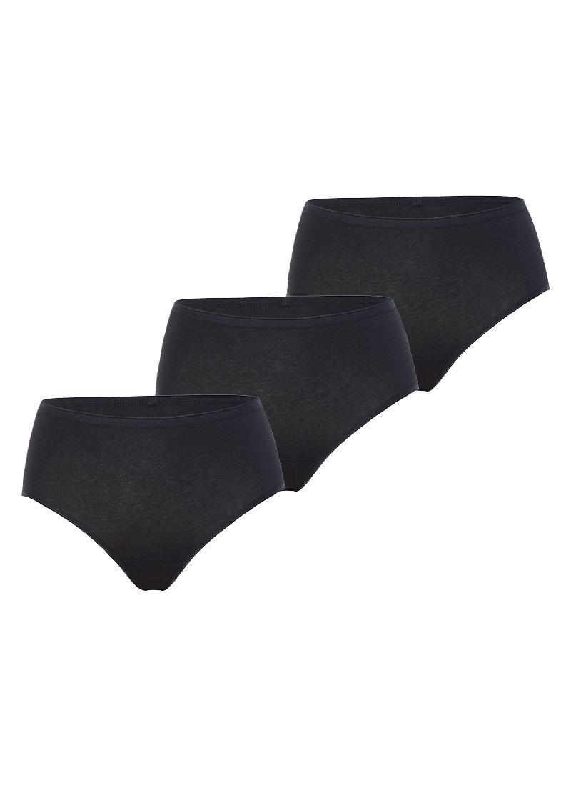 Blackspade Kadın Siyah Külot 3'lü Paket Essential 1577