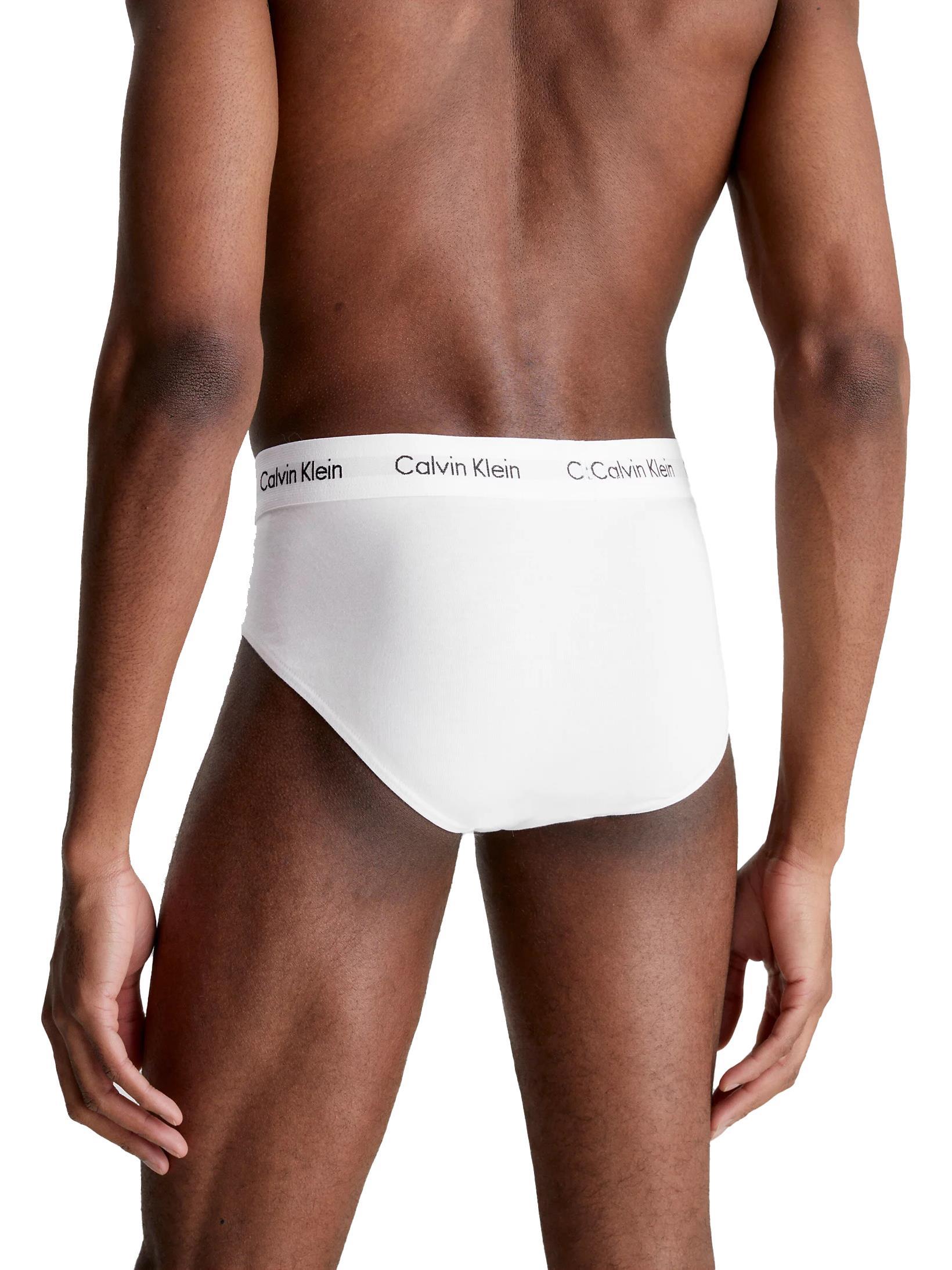 Calvin Klein Erkek Beyaz 3'Lü Slip | BLACK ONLINE