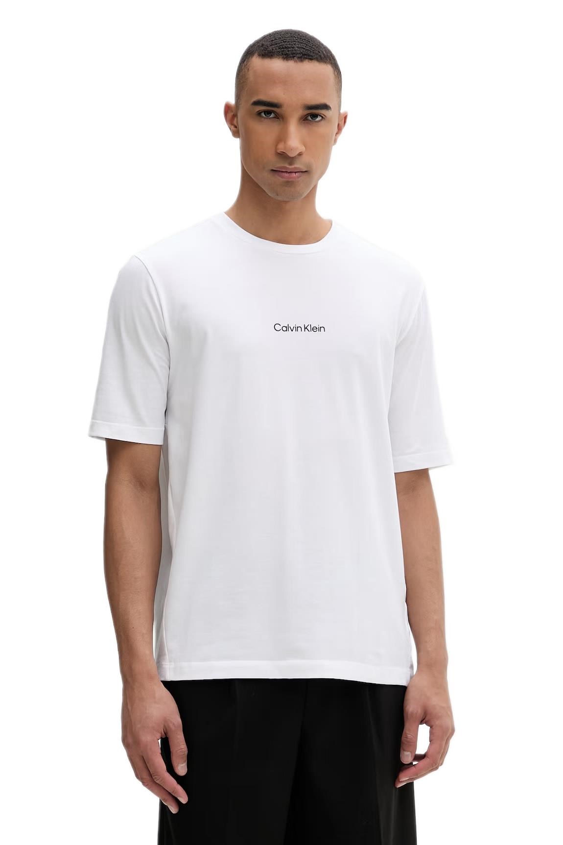 Calvin Klein Erkek Beyaz T-Shirt LV00NM3021