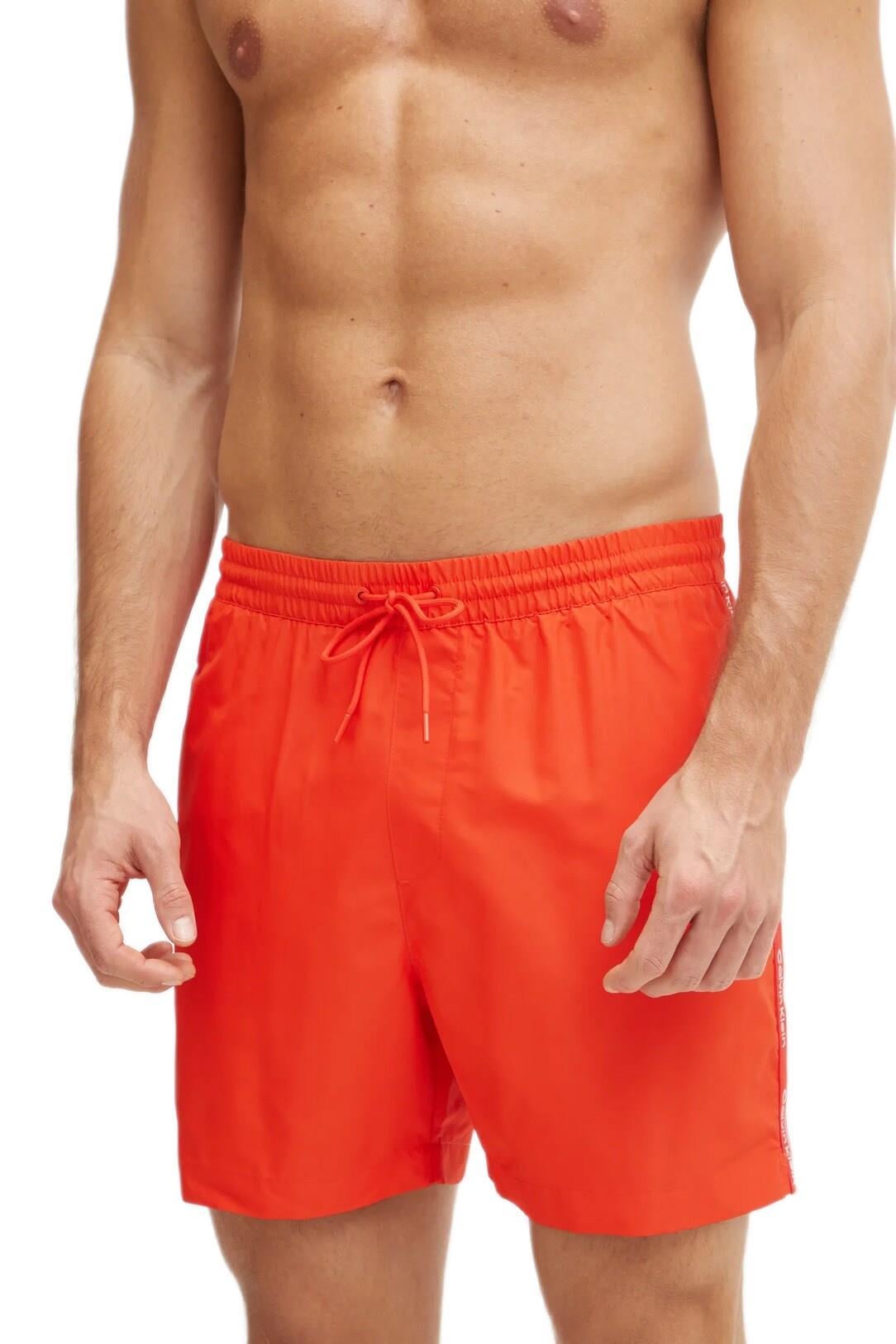 Calvin Klein Erkek Kırmızı Deniz Şort KM0KM01109