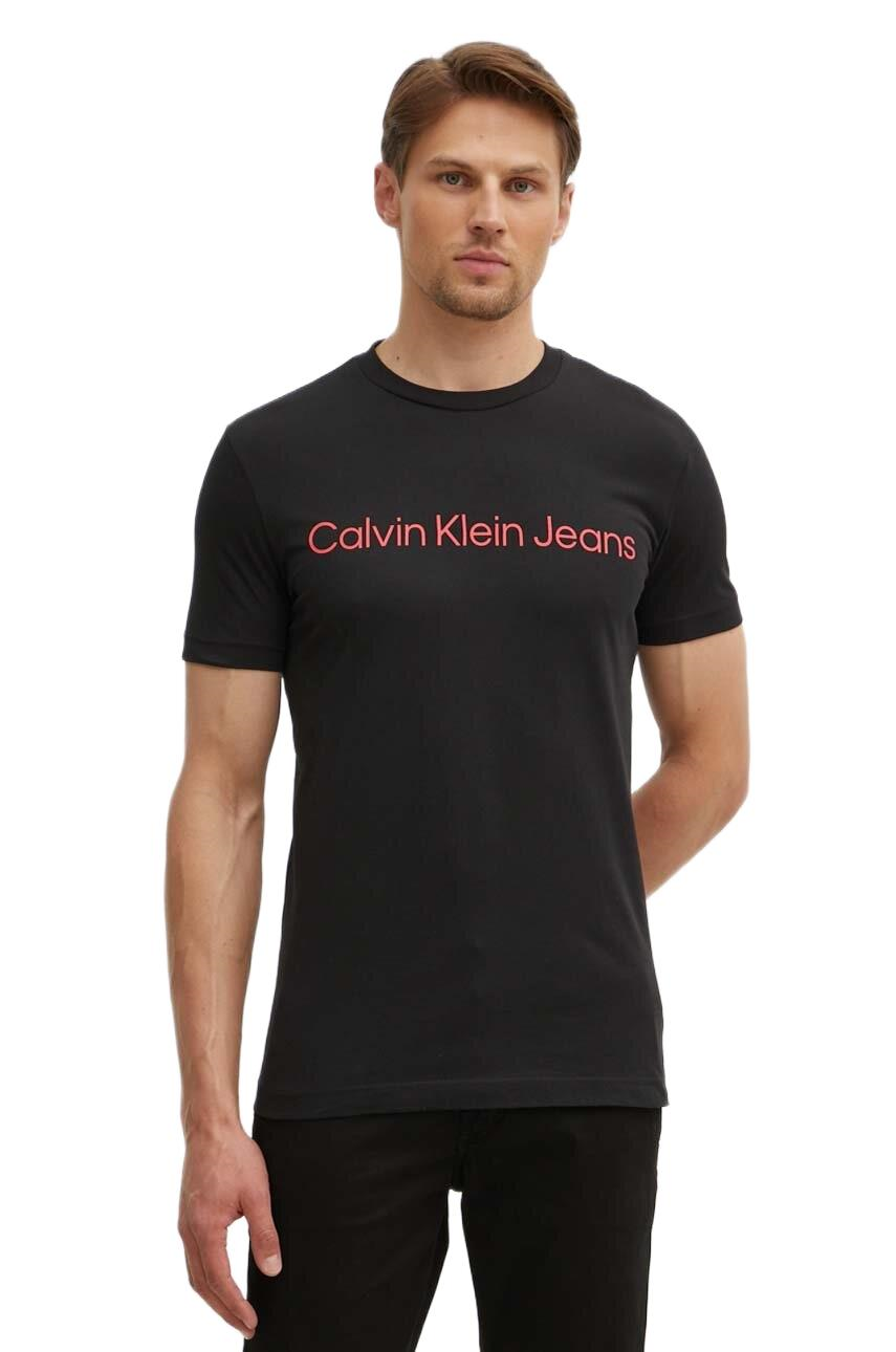 Calvin Klein Erkek Kırmızı Logolu T-Shirt J30J322552