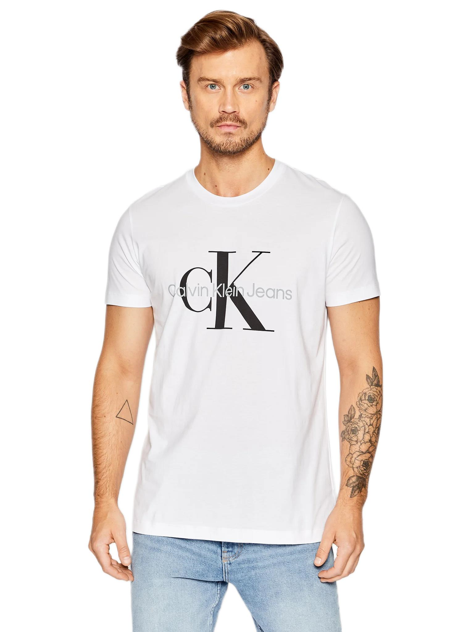 Calvin Klein Erkek Siyah Logolu T-Shirt J30J320935