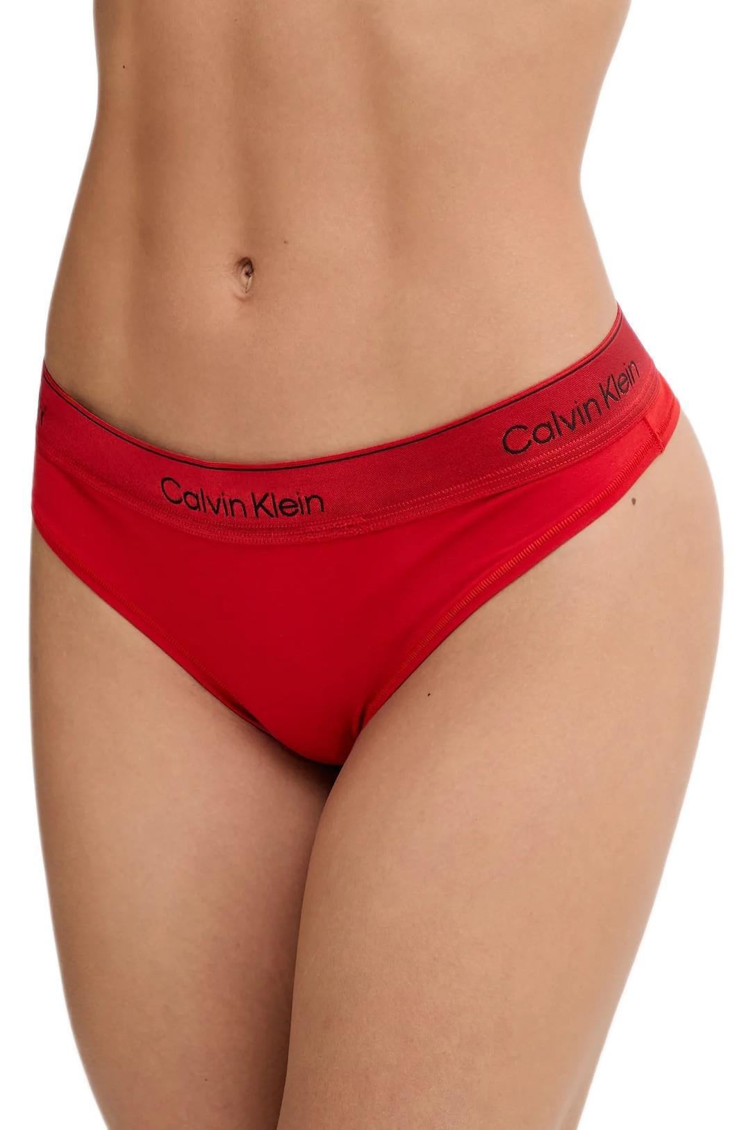 Calvin Klein Kadın Kırmızı Tanga LV00QF8549