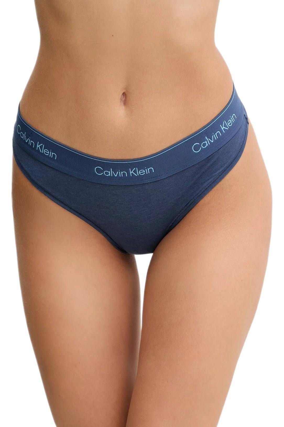 Calvin Klein Kadın Mavi Tanga LV00QF8518