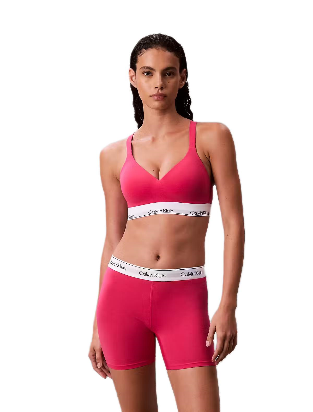 Calvin Klein Kadın Pembe Destekli Lift Bralette Sütyen LV00QF8500