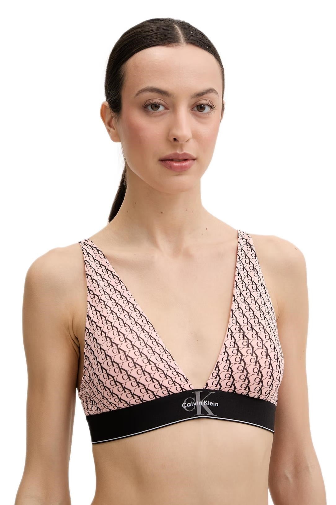 Calvin Klein Kadın Pembe Hafif Destekli Üçgen Sütyen LV00QF8703