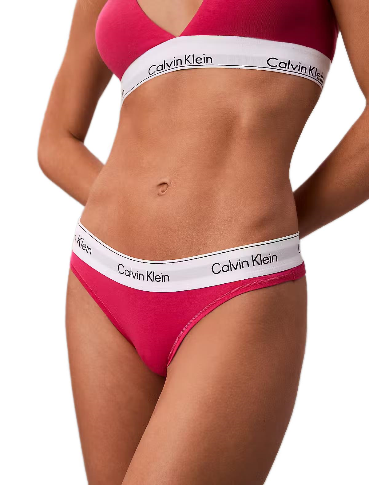 Calvin Klein Kadın Pembe Tanga LV00QF8518