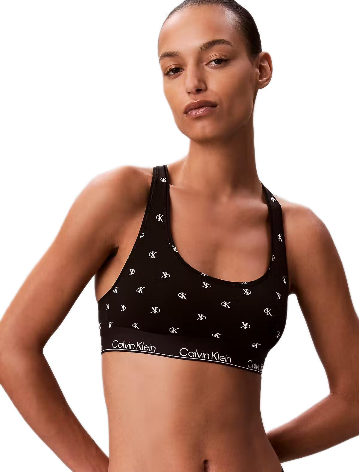 Calvin Klein Kadın Siyah Desteksiz Bralet Sütyen LV00QF8493