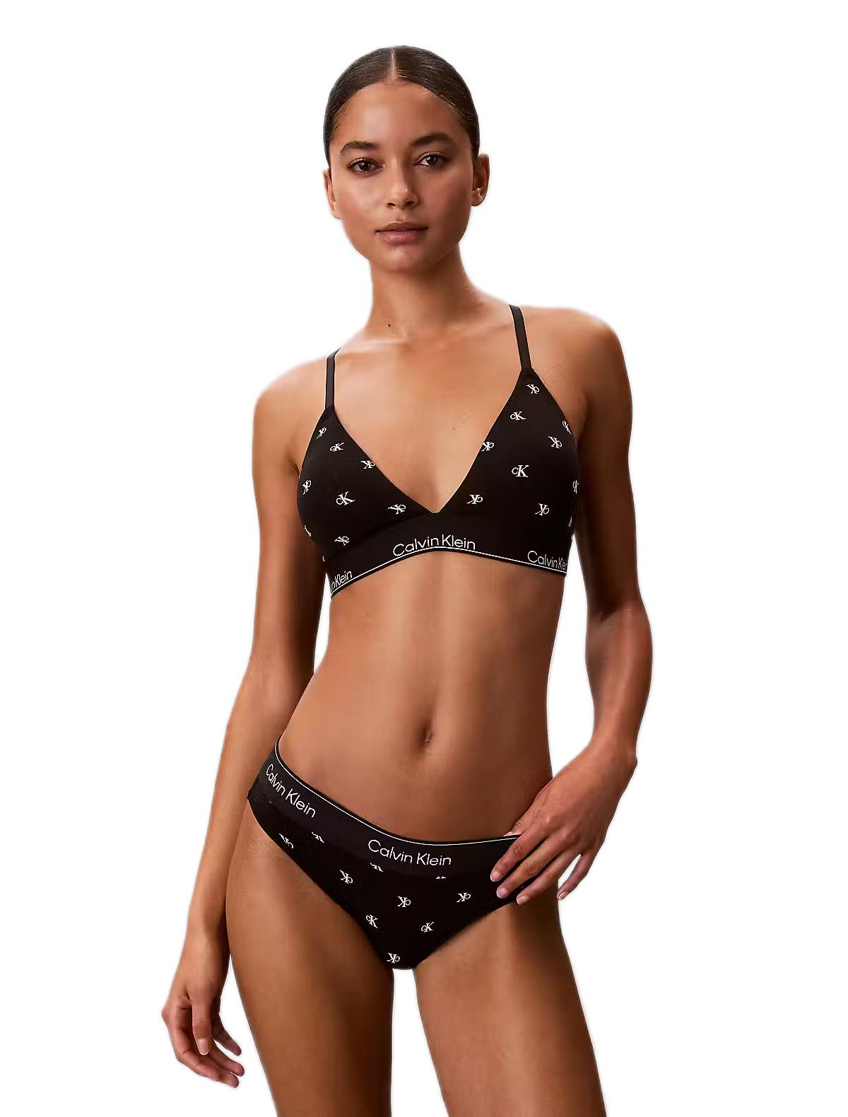 Calvin Klein Kadın Siyah Hafif Destekli Üçgen Sütyen LV00QF8498