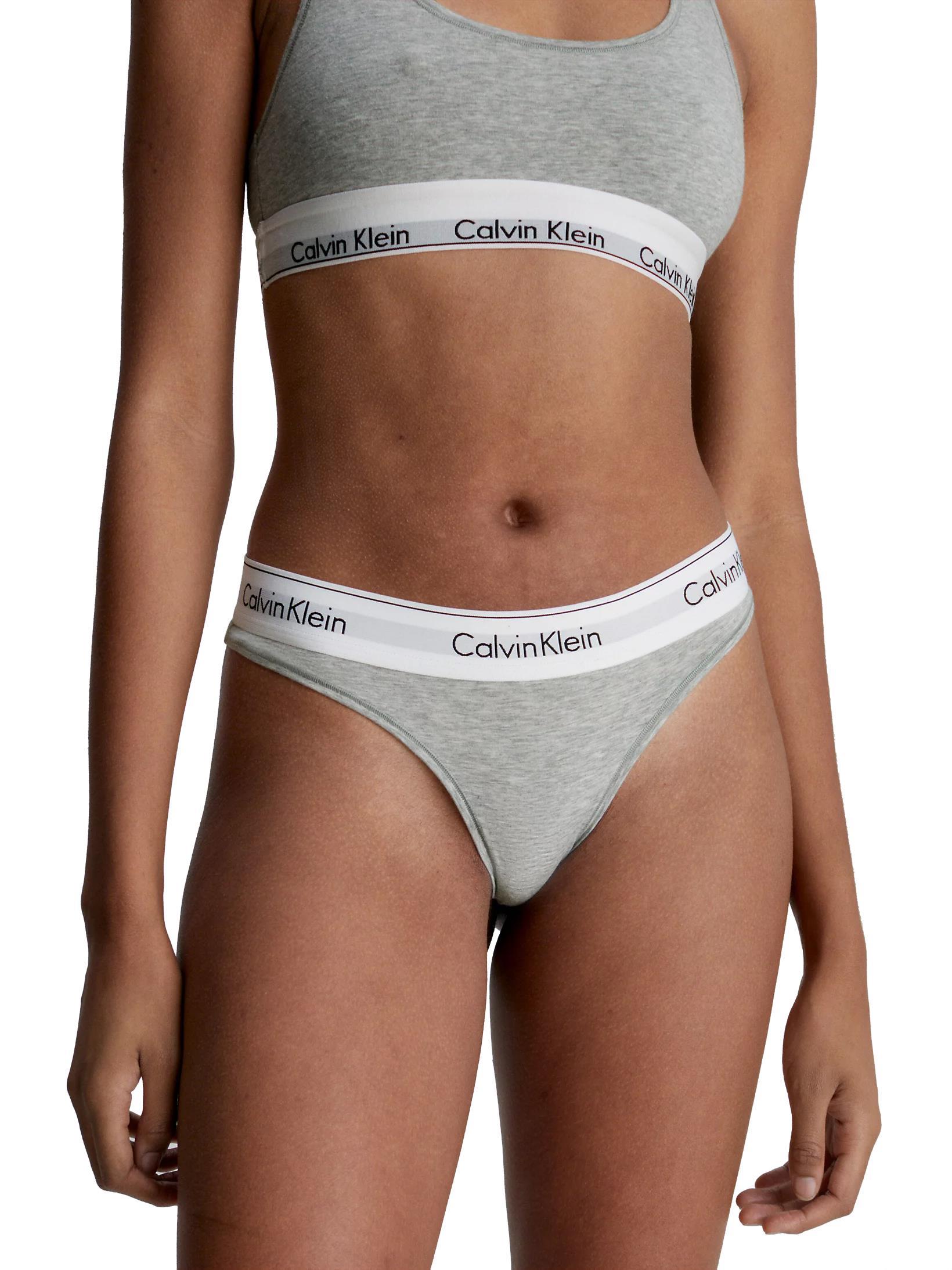 Calvin Klein Kad n Gri Tanga Kulot BLACK ONLINE