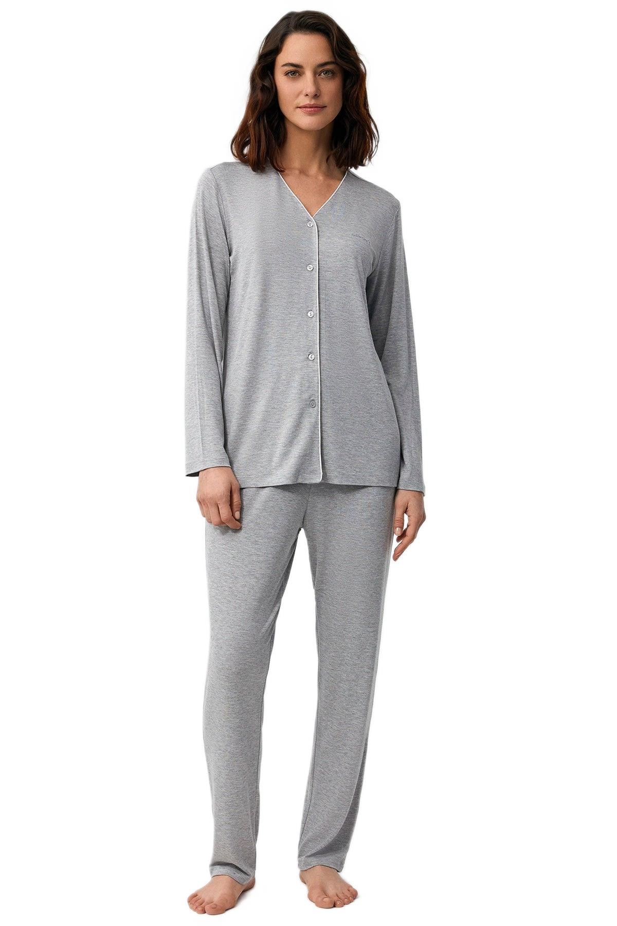 Catherine's Kadın Gri Pijama Takımı C2822