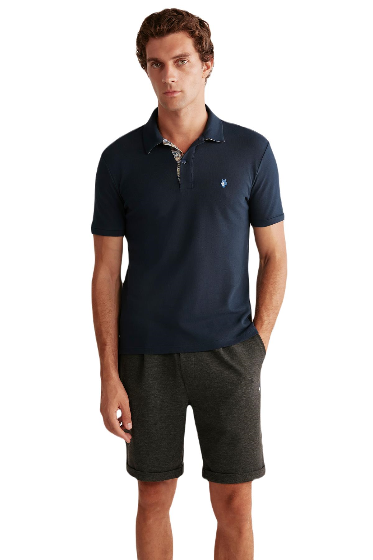 First Touch Erkek Lacivert T-Shirt