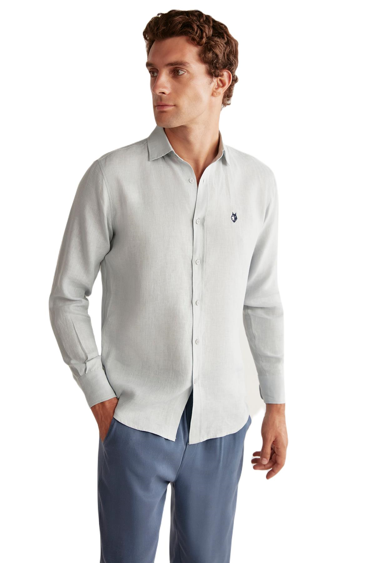 First Touch Erkek Mavi Gömlek