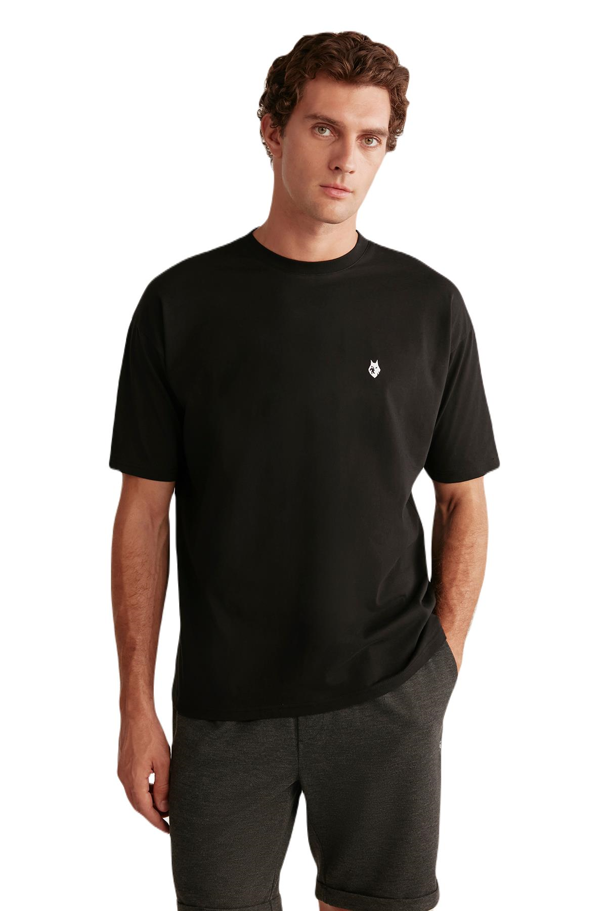 First Touch Erkek Siyah T-Shirt