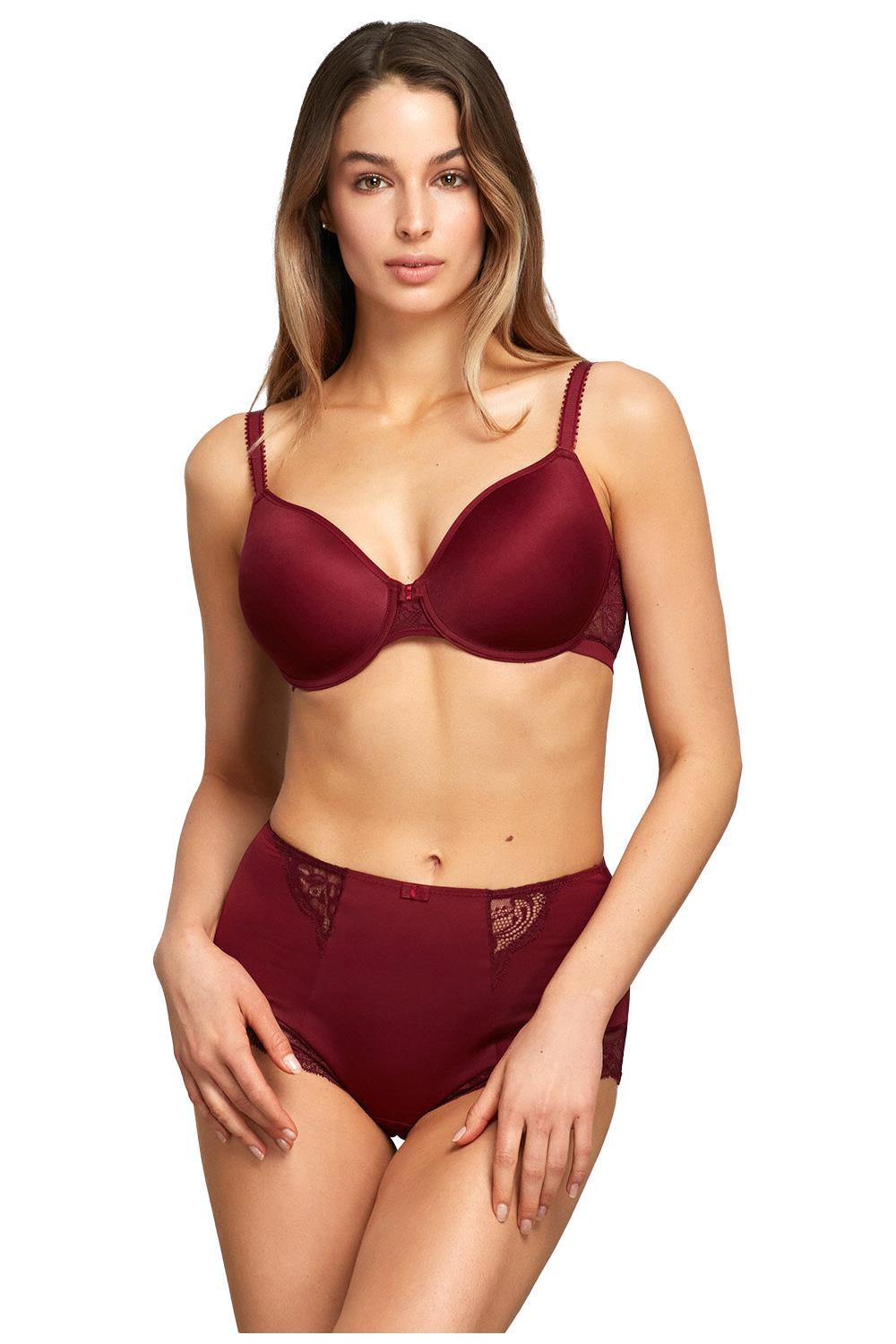 Kom Amour Lidya Dantelli Bordo Sütyen 