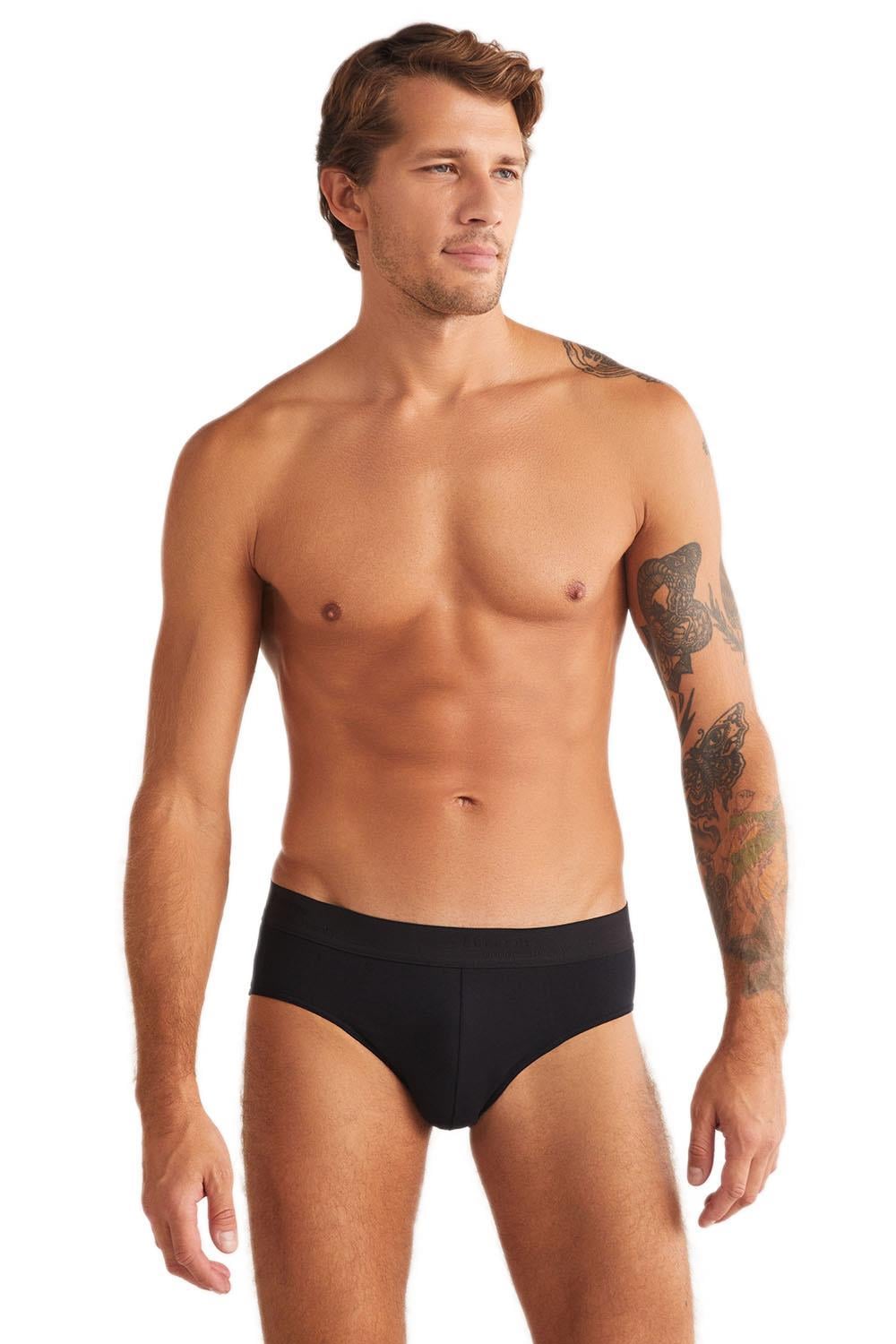 Kom Ariel 2'li Erkek Siyah Slip
