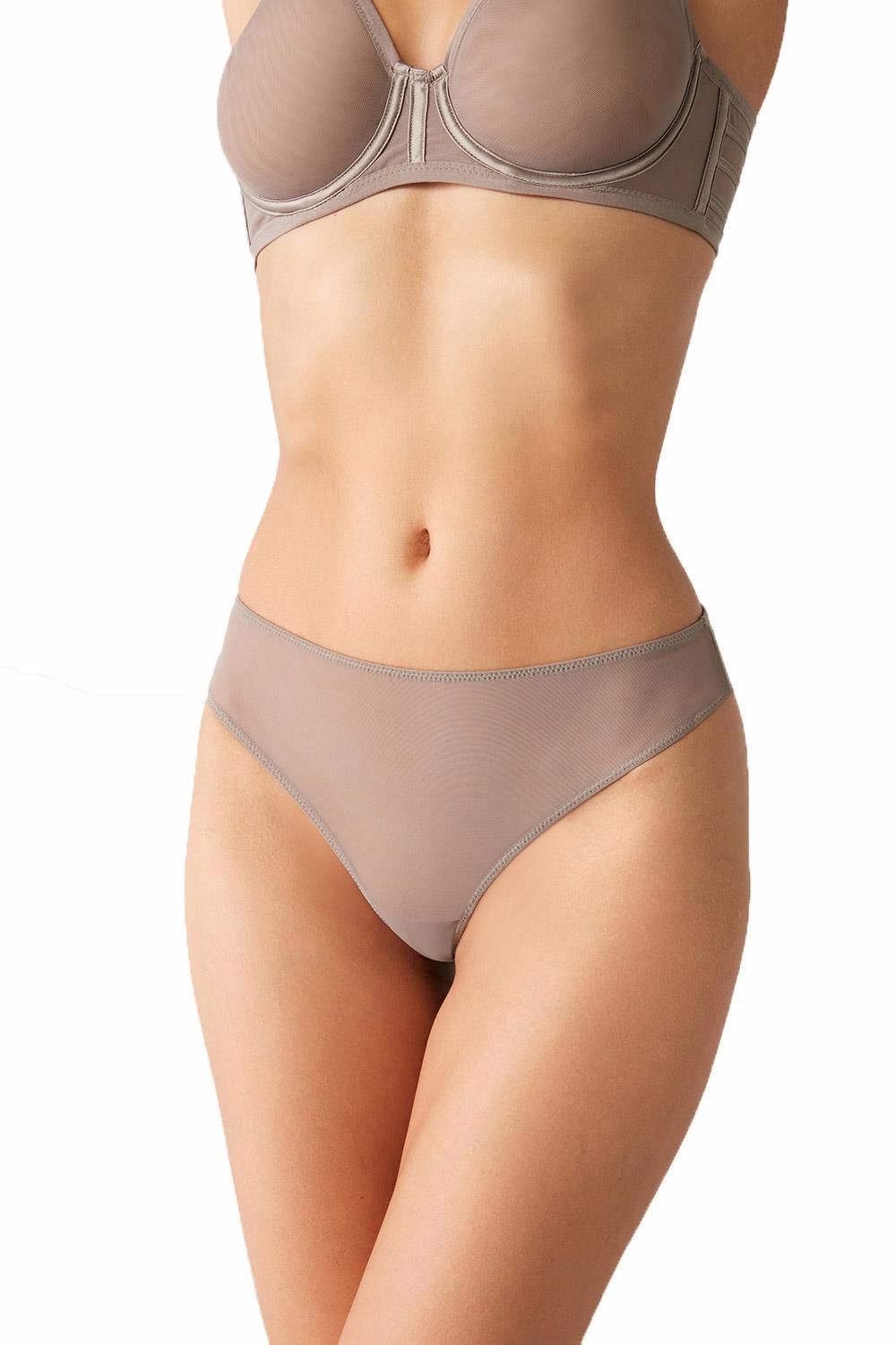 Kom Mell Transparan Taş String 