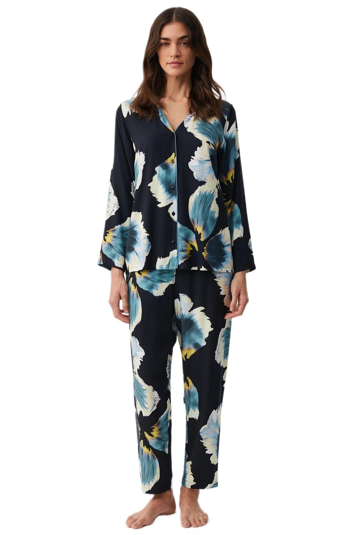 Penye Mood Kadın Mavi Pijama Takım PM9907