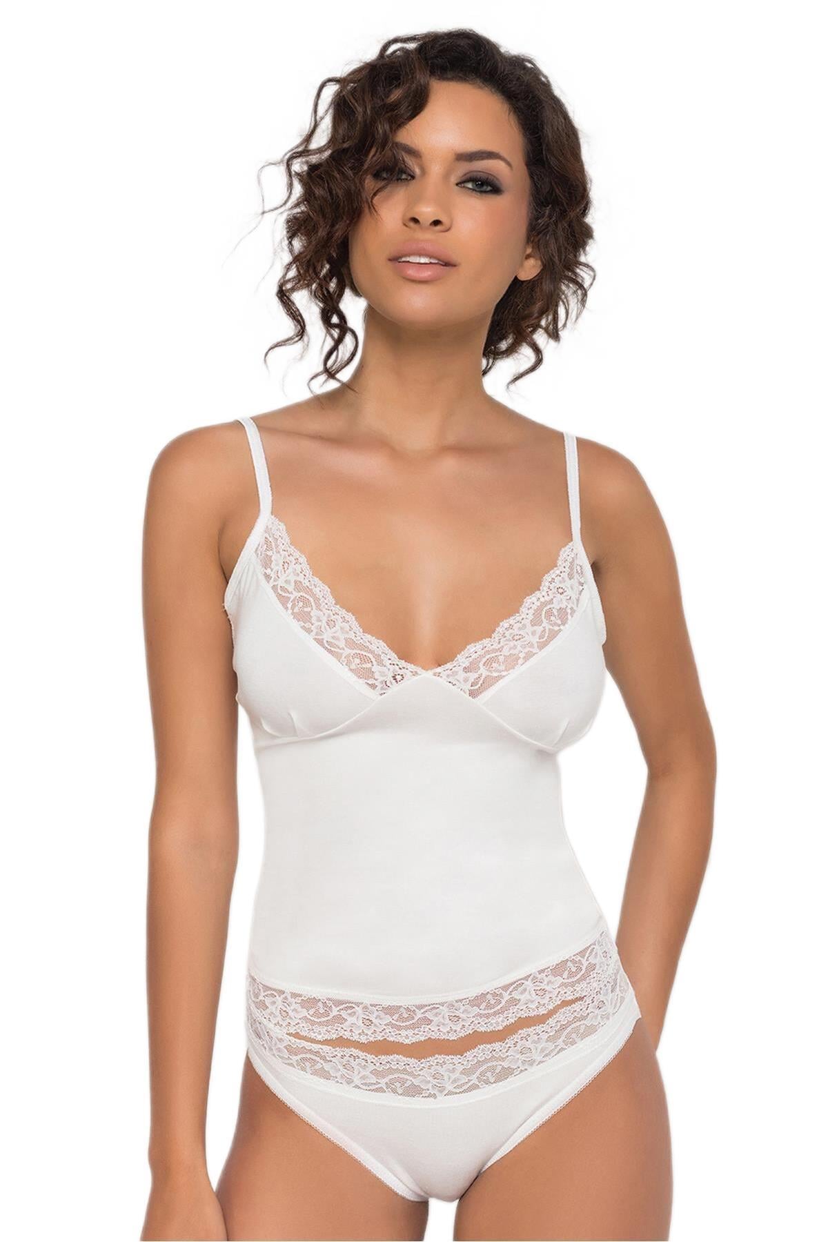 Pierre Cardin Dantelli Penye Atlet Külot / Kaşkorse Set 365