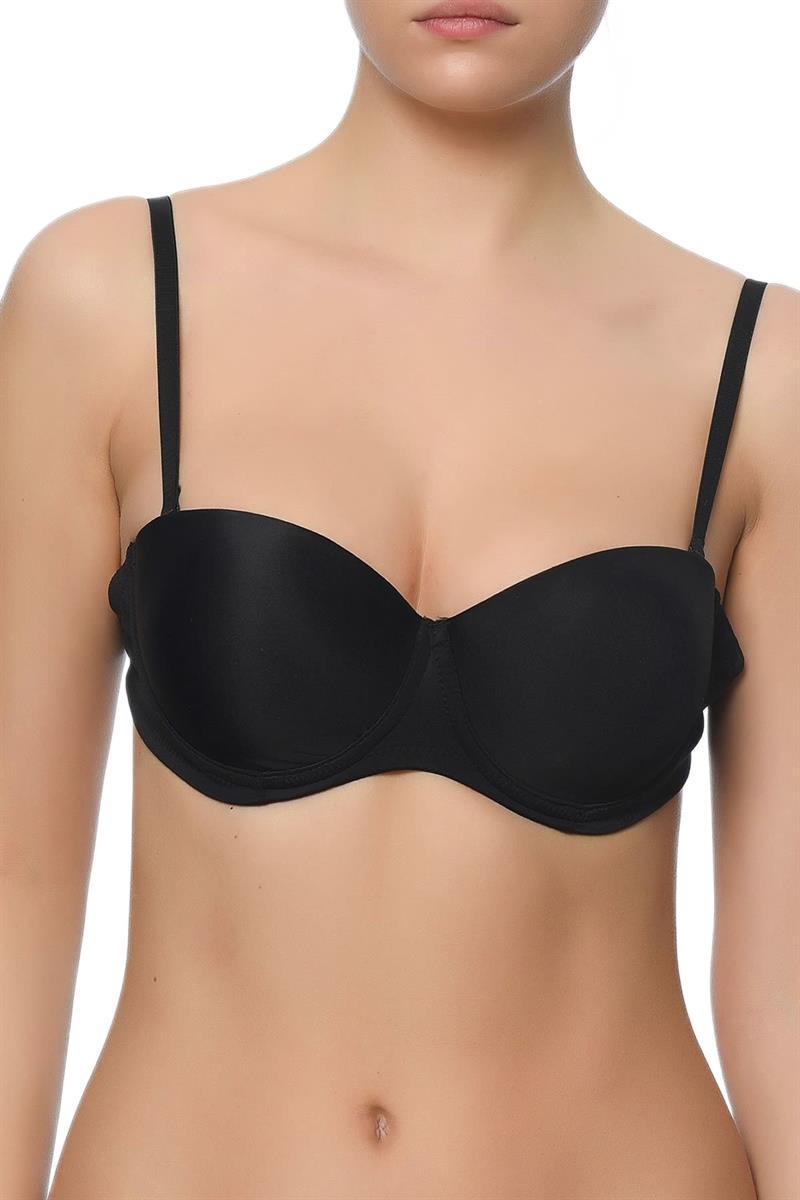 Pierre Cardin Kadın Balenli Straplez Şeffaf Askılı Destekli Micro Sütyen 6026