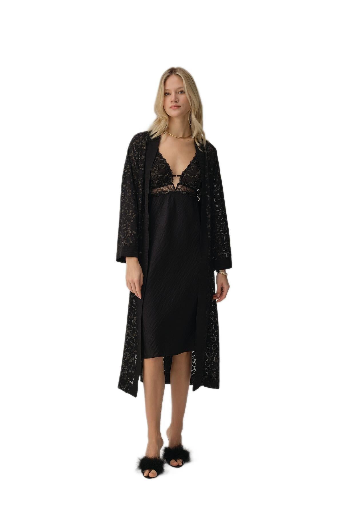 Pierre Cardin Kadın Siyah 6'lı set 25261