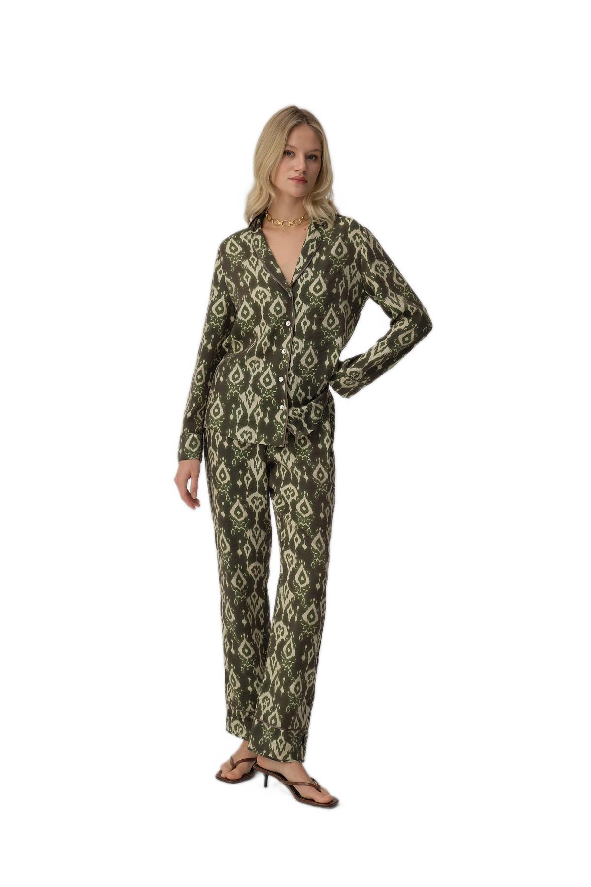Pierre Cardin Kadın Yeşil Pijama Takım 25224