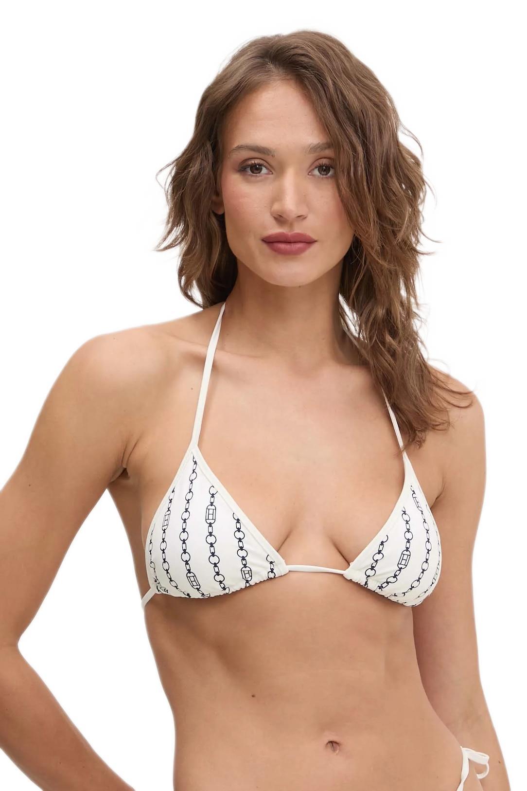 Tommy Hilfiger Kadın Beyaz Bikini Üst UW0UW05314