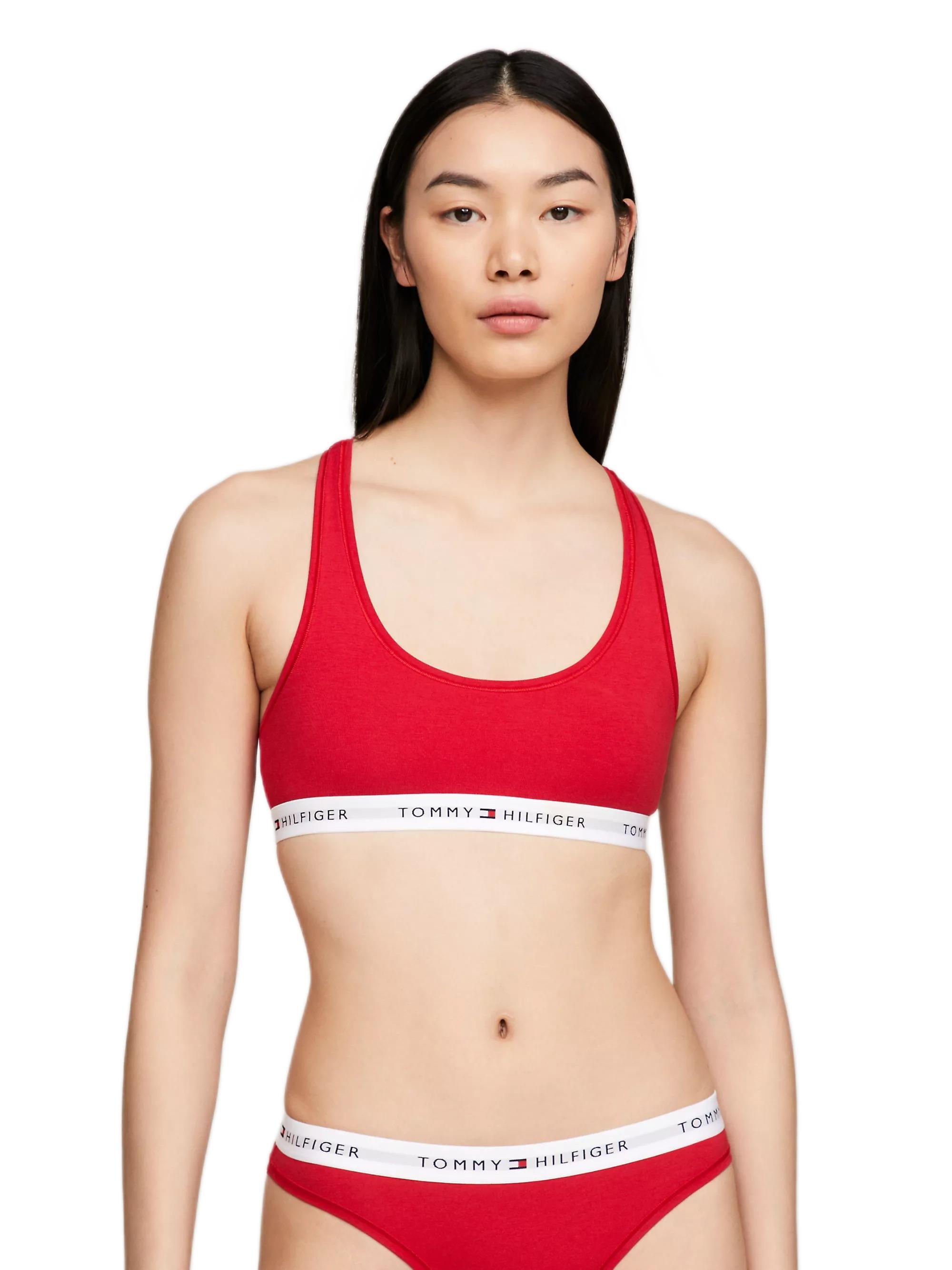 Tommy Hilfiger Kadın Unlined Kırmızı Bralet