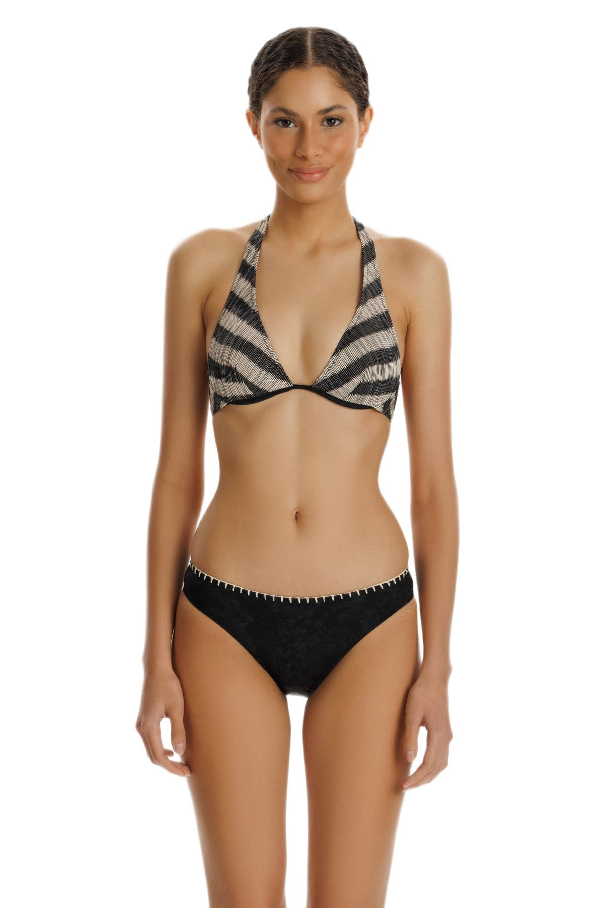 Zeki Diana Siyah Telli Bikini Takımı