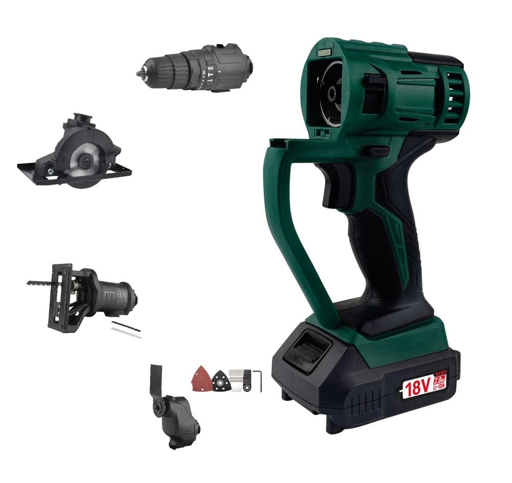 Kl Pro KLMS18-20 Şarjlı Li-ion Çift Akülü Vidalama Multi Set