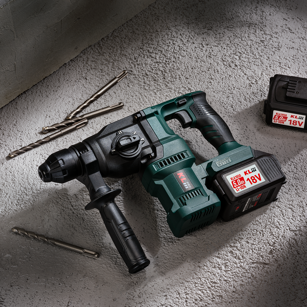 KLPM18BH 18 Volt 2.8 J Profesyonel Şarjlı SDS-Plus Kırıcı/Delici
