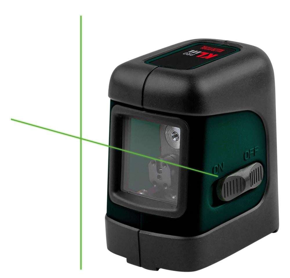 KLPRO KLLZR112GL DİKEY / YATAY 2 IŞINLI YEŞİL MİNİ LAZER DİSTOMAT