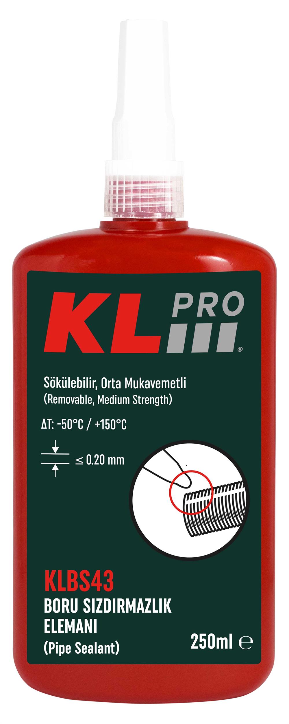 KLBS43-250 / 250 ML BORU SIZDIRMAZLIK ELEMANI