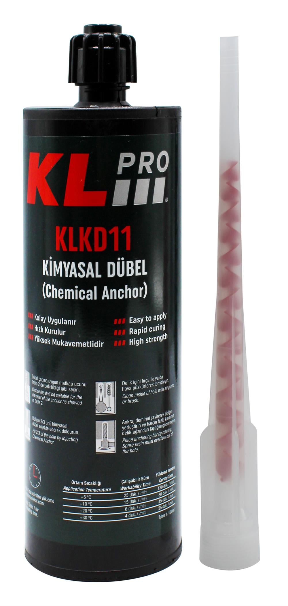 KLKD11-410 KİMYASAL DÜBEL