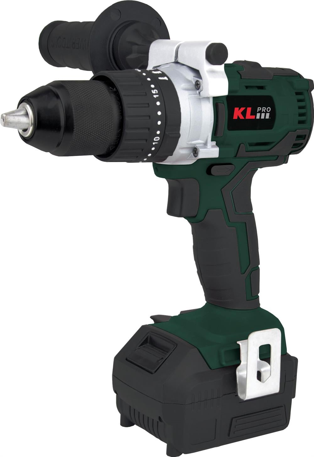 Klpro Kldm18B-50 18Volt/5.0Ah Li/Ion Çift Akülü Kömürsüz Profesyonel Darbeli Matkap