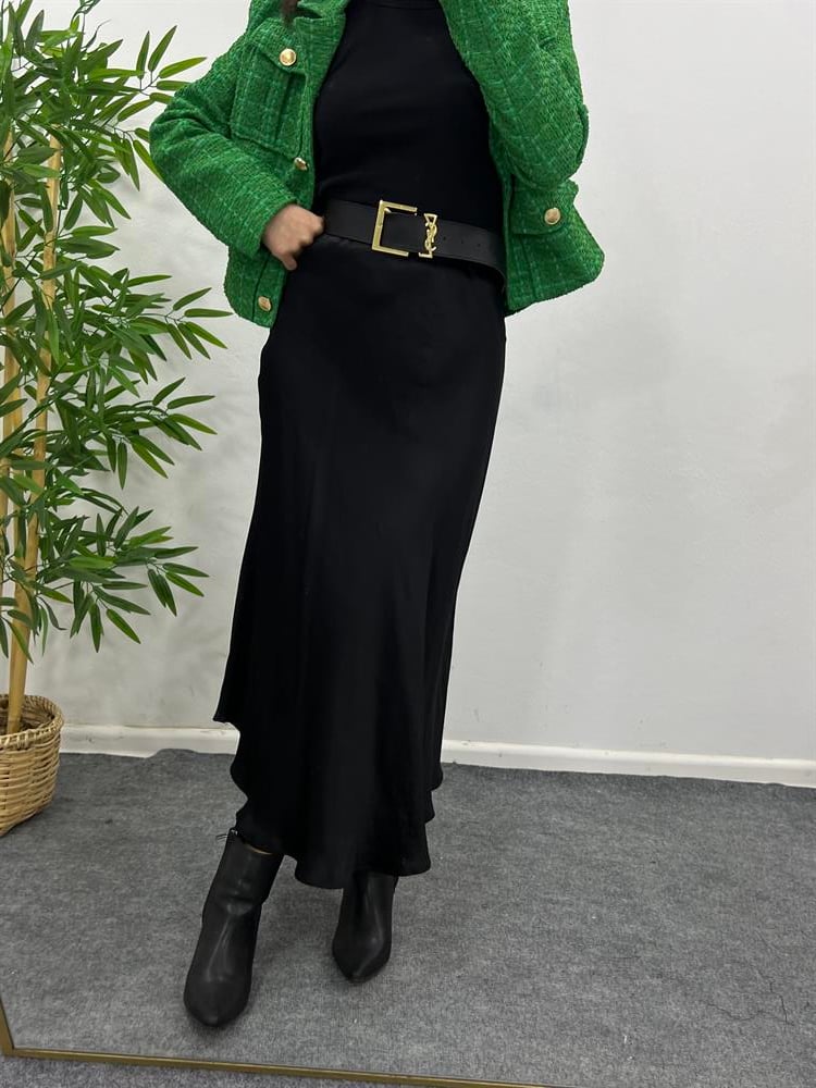 Si̇yah Saten Etek