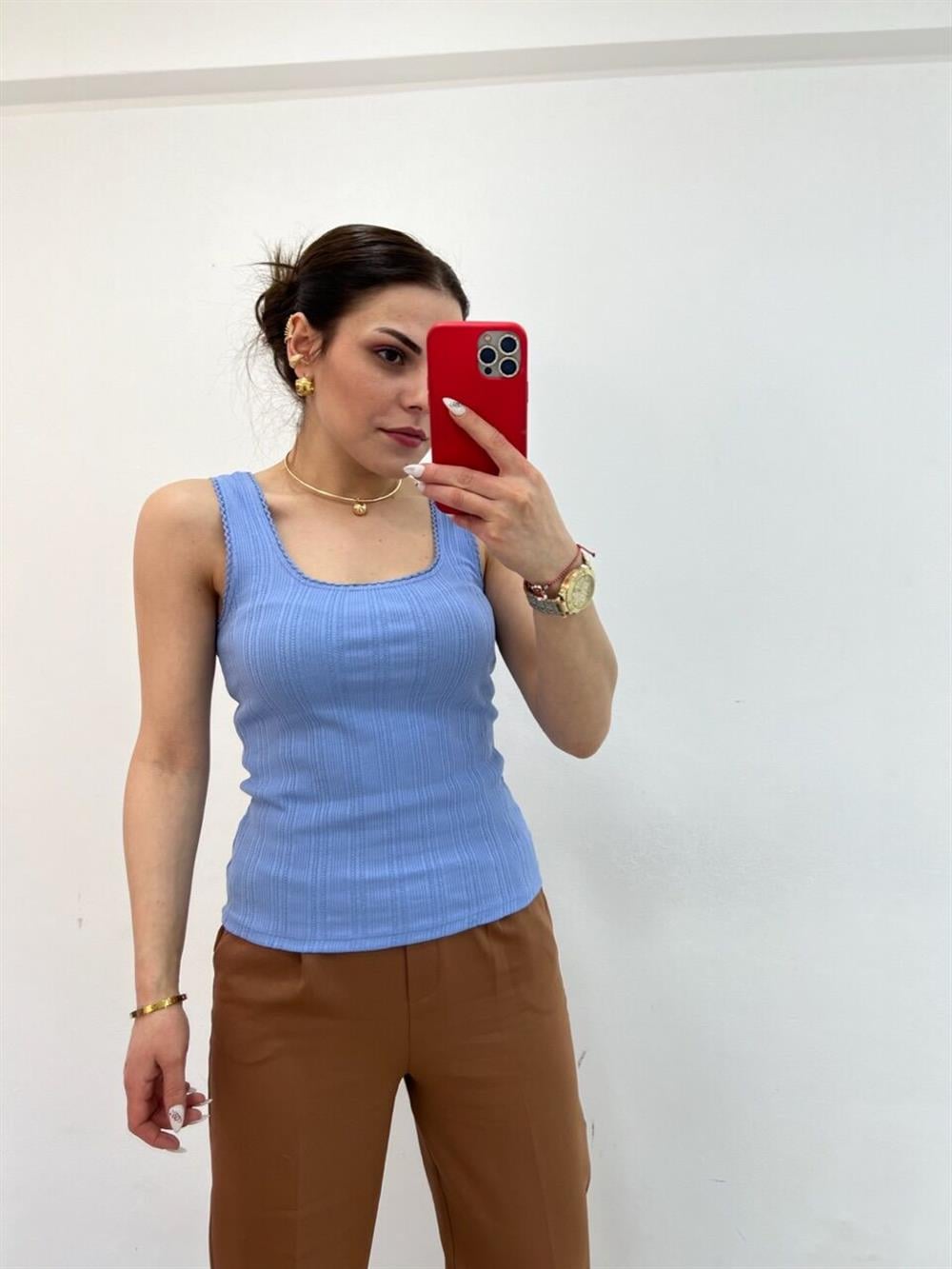 Kalin Askili Atlet Bebe Mavi̇si̇