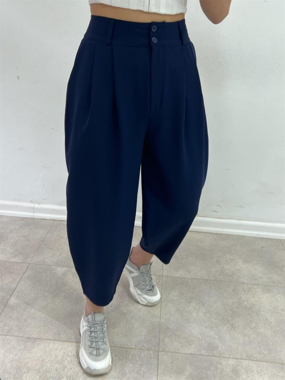 Laci̇vert Havuç Pantolon