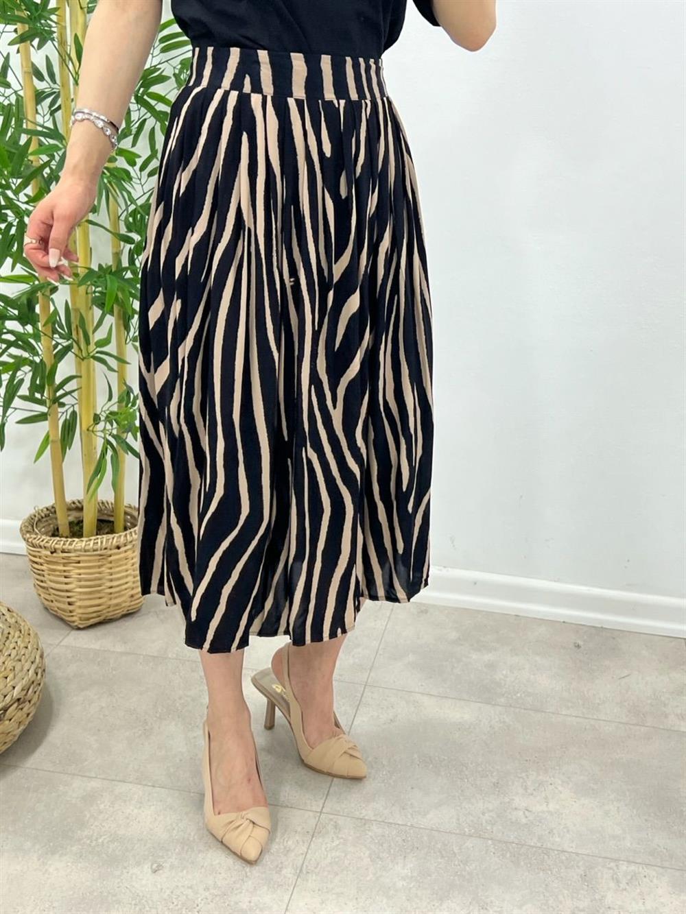 Zebra Desen Etek