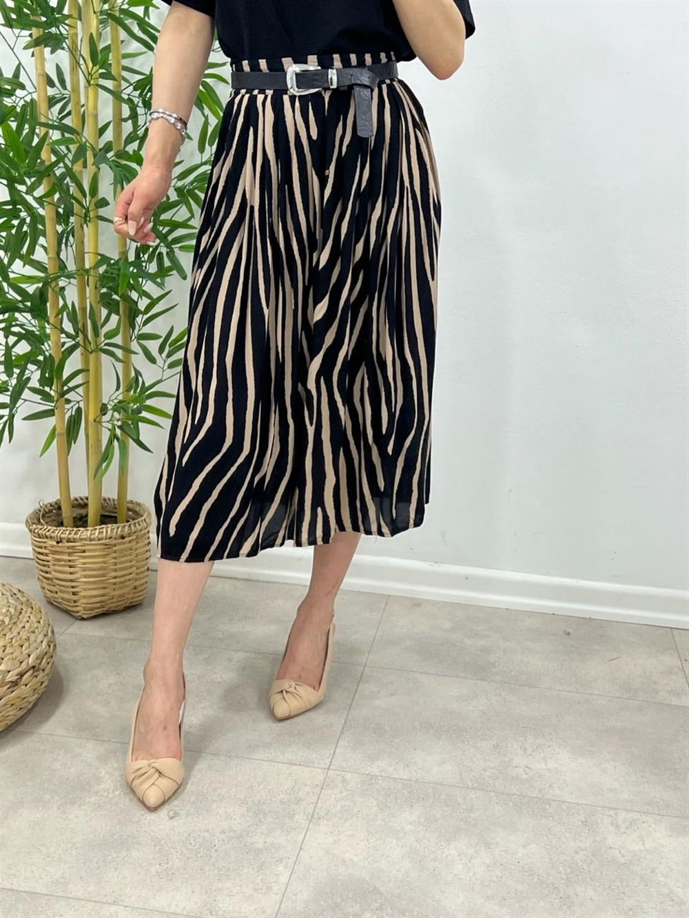 Zebra Desen Etek